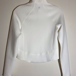 lululemon athletica Tops - Lululemon white crop pullover lululemon athletica Tops - Lululemon white crop pullover